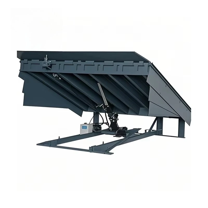 qwe  Electrical Auto Lifting Industrial Grade Hydraulic Cylinder Motor Firm and Strong Dock Leveler for Warehouse Loading Dock