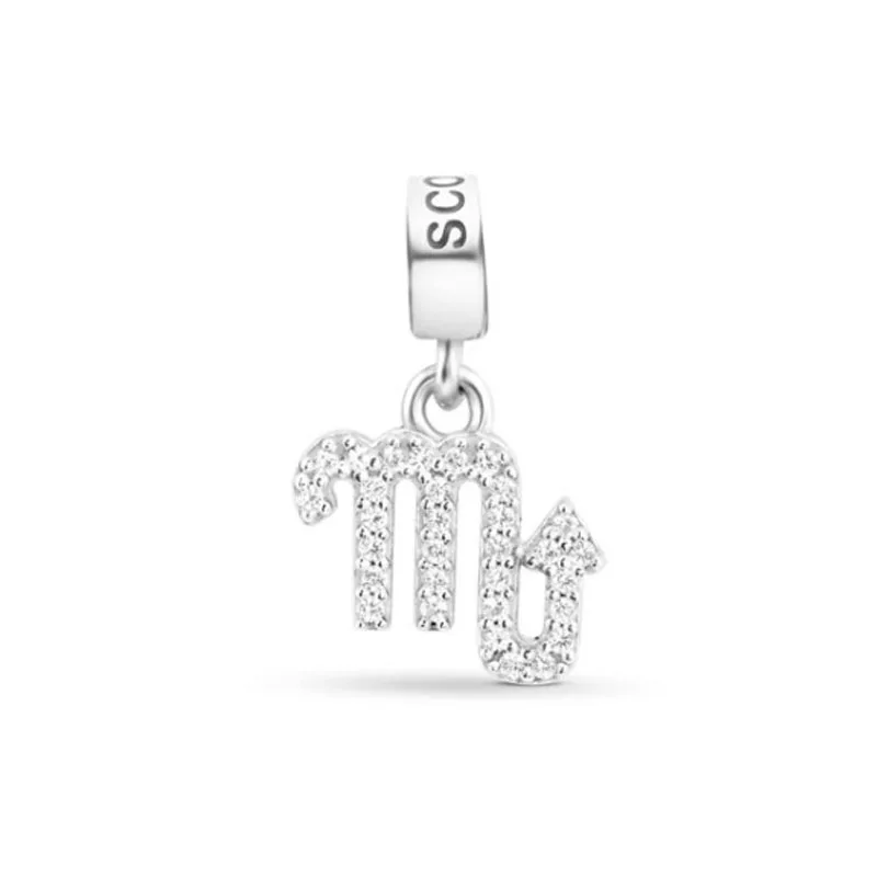 Sparkling 925 Sterling Silver plated 12 Constellation Beads Aries  Libra Charm Fit Original Bracelet Jewelry Gift