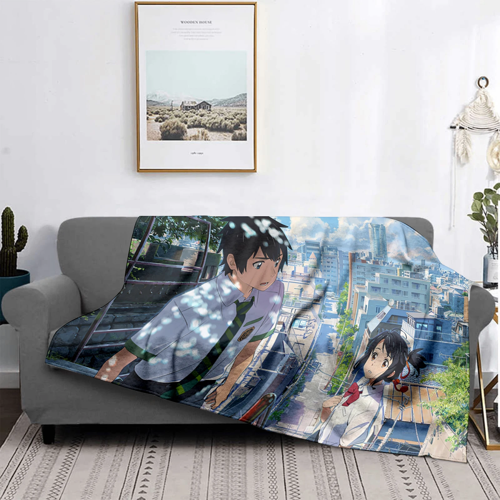 Home decoration plush Sofa blanket Colorful Animal  Bedspread on the bed anime fluffy soft blankets thick blanket for winte