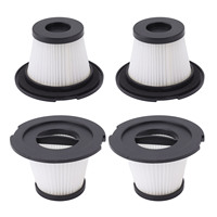 4PCS Vacuum Cleaner Filter Replacement Accessories Compatible With Moosoo K17/INSE N6S/N6 Vacuum Cleaners Easy To Disassemble
