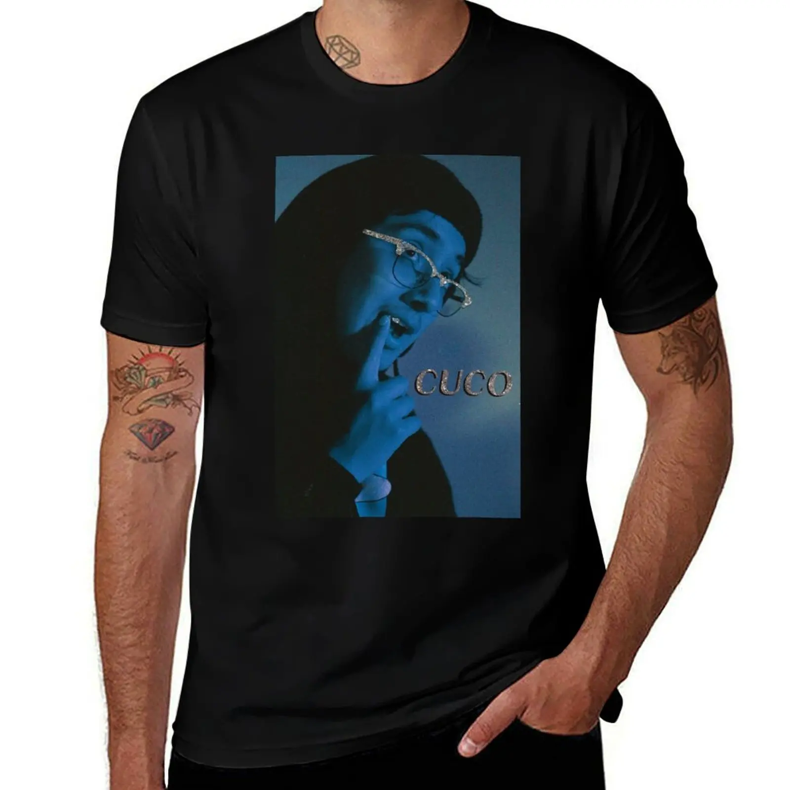 Cuco's bling (blue) T-Shirt Sports Casual Breathable Tee Shirt T-Shirt