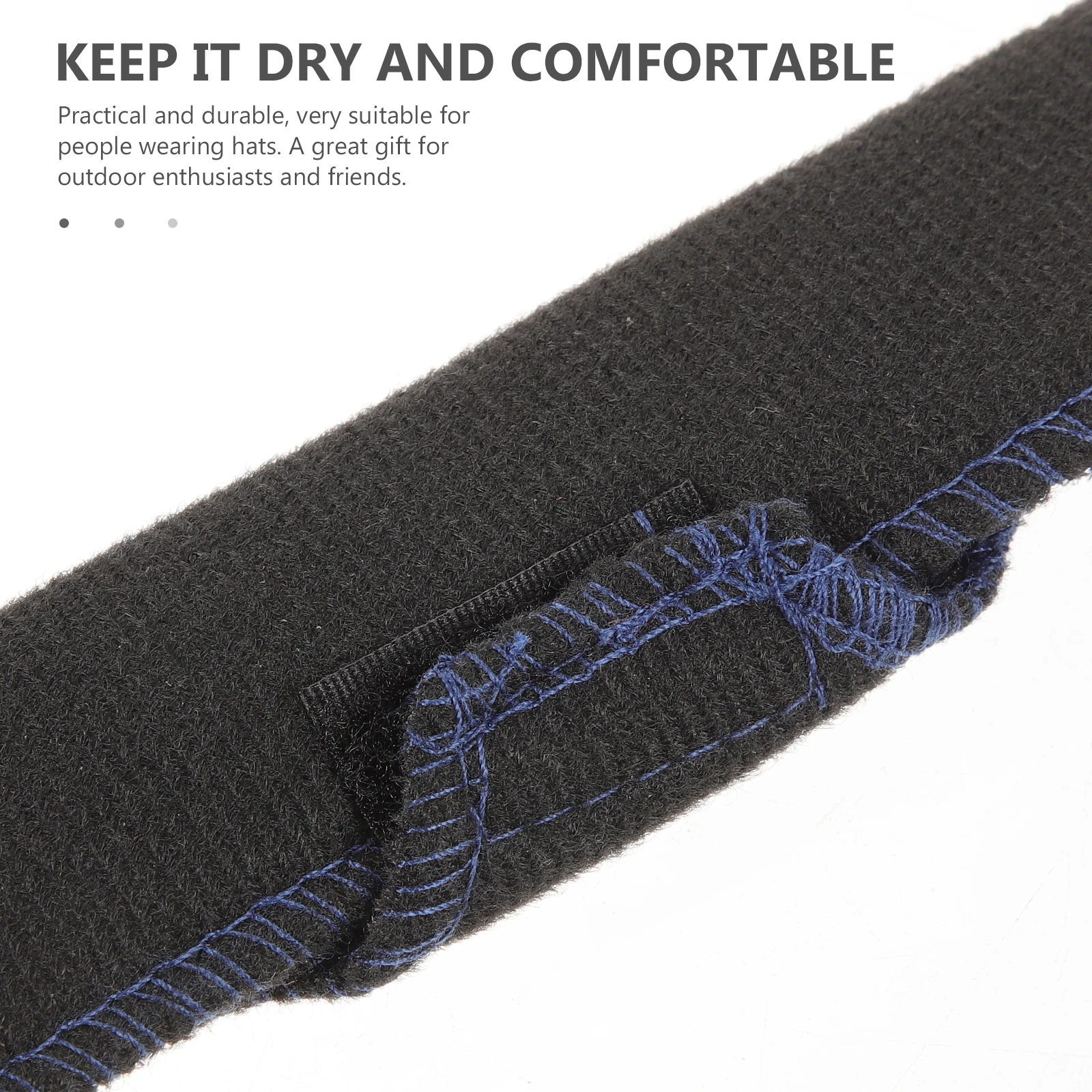 

Hard Hat Sweat Pad Liners Protection Band for Hardhats Cap Sweatbands Black Man