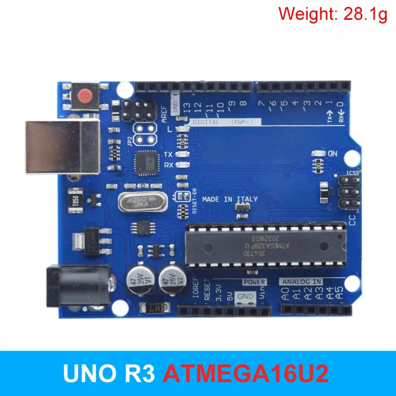 DIYTZT UNO R3 Development Board ATMEGA328P CH340 / ATEGA16U2 Compatible For Arduino With Cable R3/R4 UNO+WiFi WeMos ESP8266