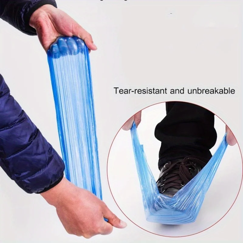 100 Pcs Protective Waterproof Disposable Plastic Arm Sleeves Covers Oversleeves Oil-Proof with Elastic Wrist Kitchen Restaurant