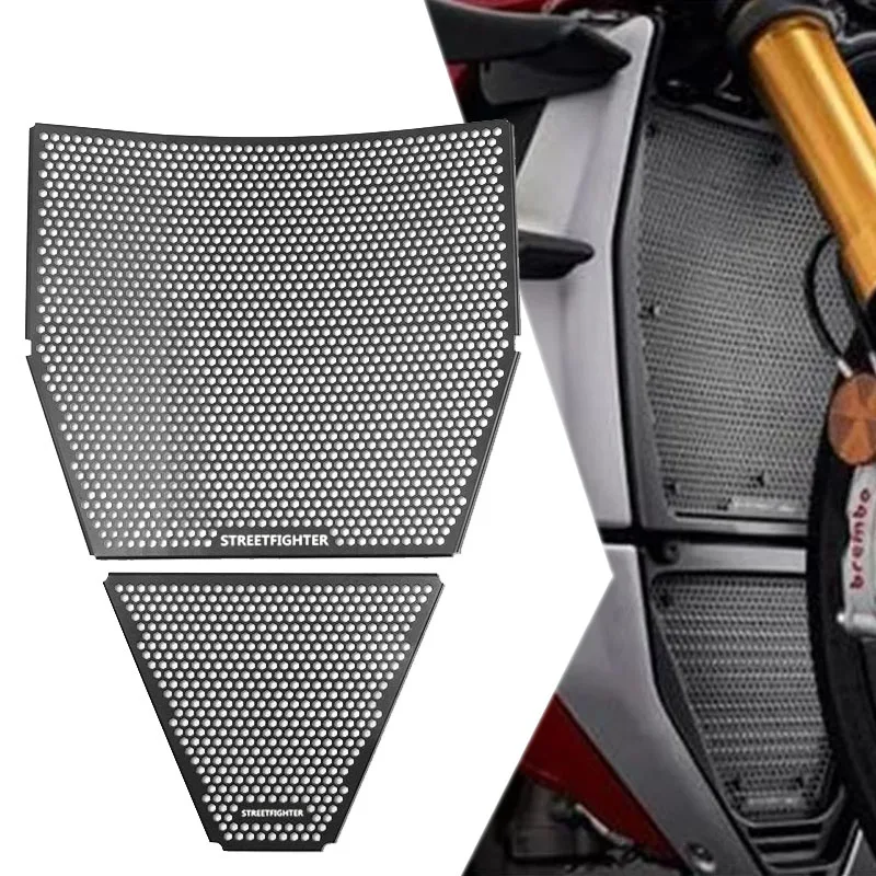 

Для DUCATI Streetfighter V4 V4S Panigale V4 2020-2024 решетка радиатора мотоцикла, защита из нержавеющей стали