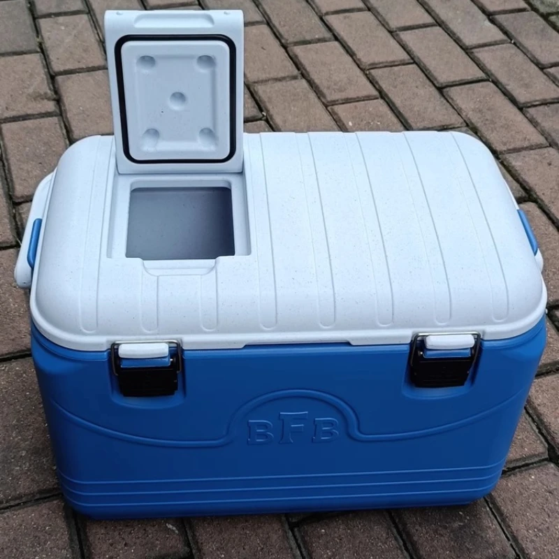 

Professional Fishing with Extended Ice Retention,Portable Saltwater Ice Box for Offshore Rock Boat Camping，Leakproof Cooler Bag