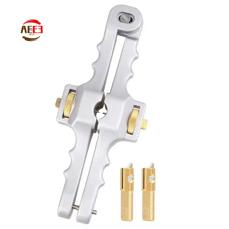 AEE3-Cable Stripping Knife Aluminum Alloy Cable Stripper10-25Mm Vertical And Horizontal Opening Cable Knife Cable Casing Tool Wh