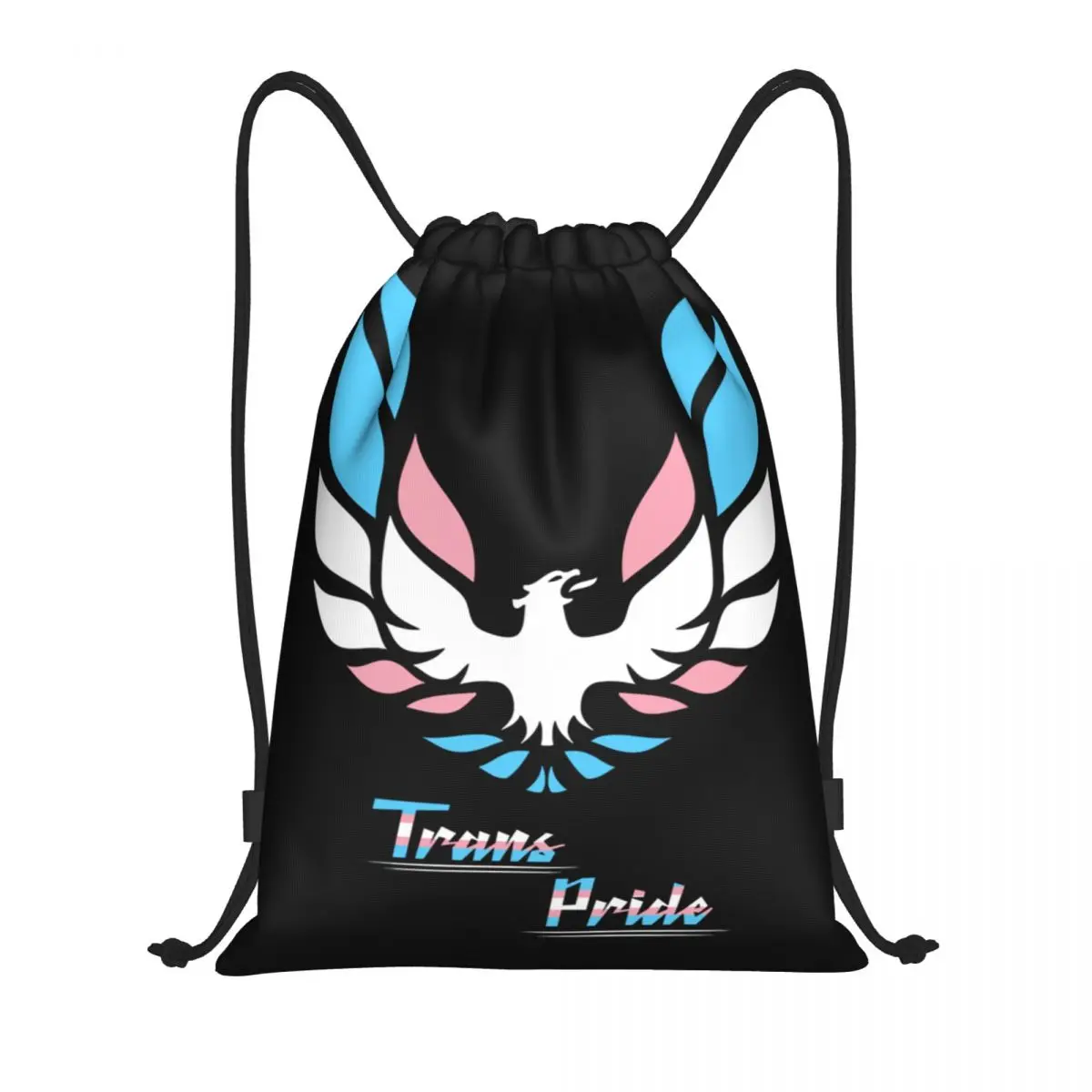 Custom Racing Transs Bird AM Drawstring Bags Men Women Lightweight Sports Gym Storage Backpack