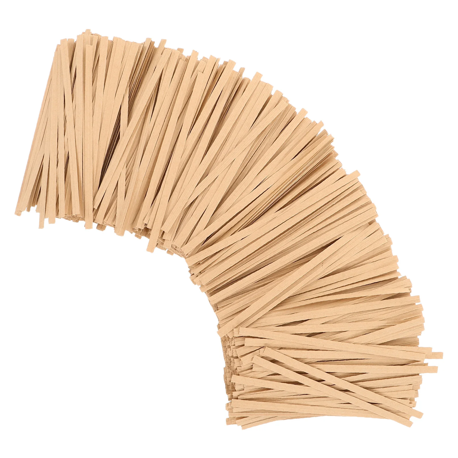 

1000pcs Kraft Ties Candy Bag Ties Bread Pastry Food Packaging Reusable Bakery Supplies Efficient Eco Friendly For
