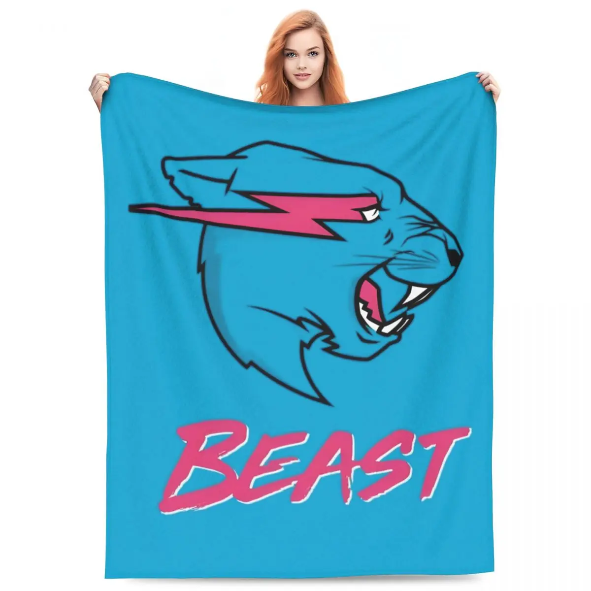 Game Blogger Mr Gaming Beast Velvet Throw Blanket Blanket for Home Outdoor Lightweight Bedspread