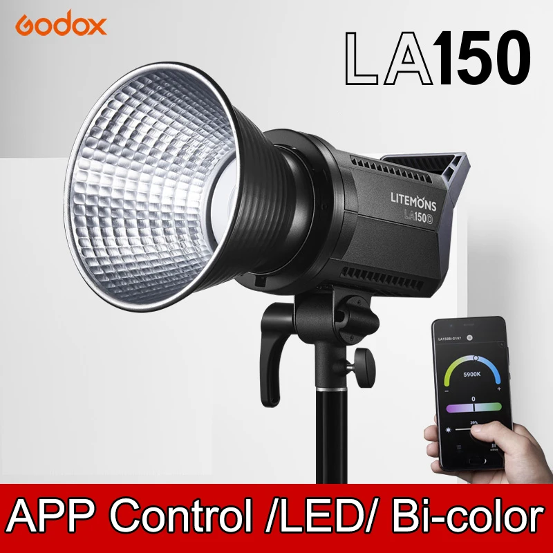 

Godox LED Light LA150D/LA200D /LA150Bi/LA200Bi Litemons Bi-color LED Video Light for Photography Live fill