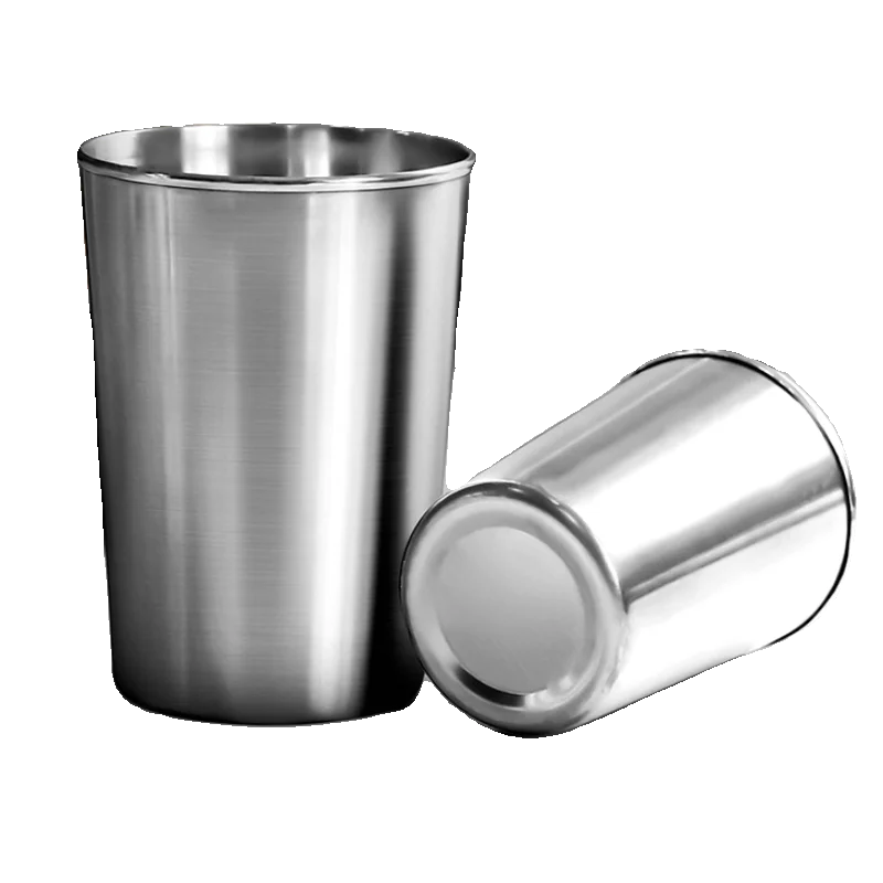 

YJQ stainless steel water cup household metal beer cup mini Baijiu anti-drop