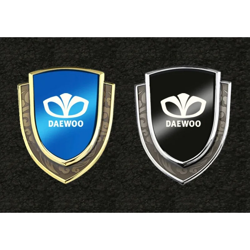 car stickers 3Dmetal accsesories for daewoo Adventra Aveo Damas Evanda Gentra Kalos LABO Lacetti Lanos LUBLIN Matiz Nexia Nubira