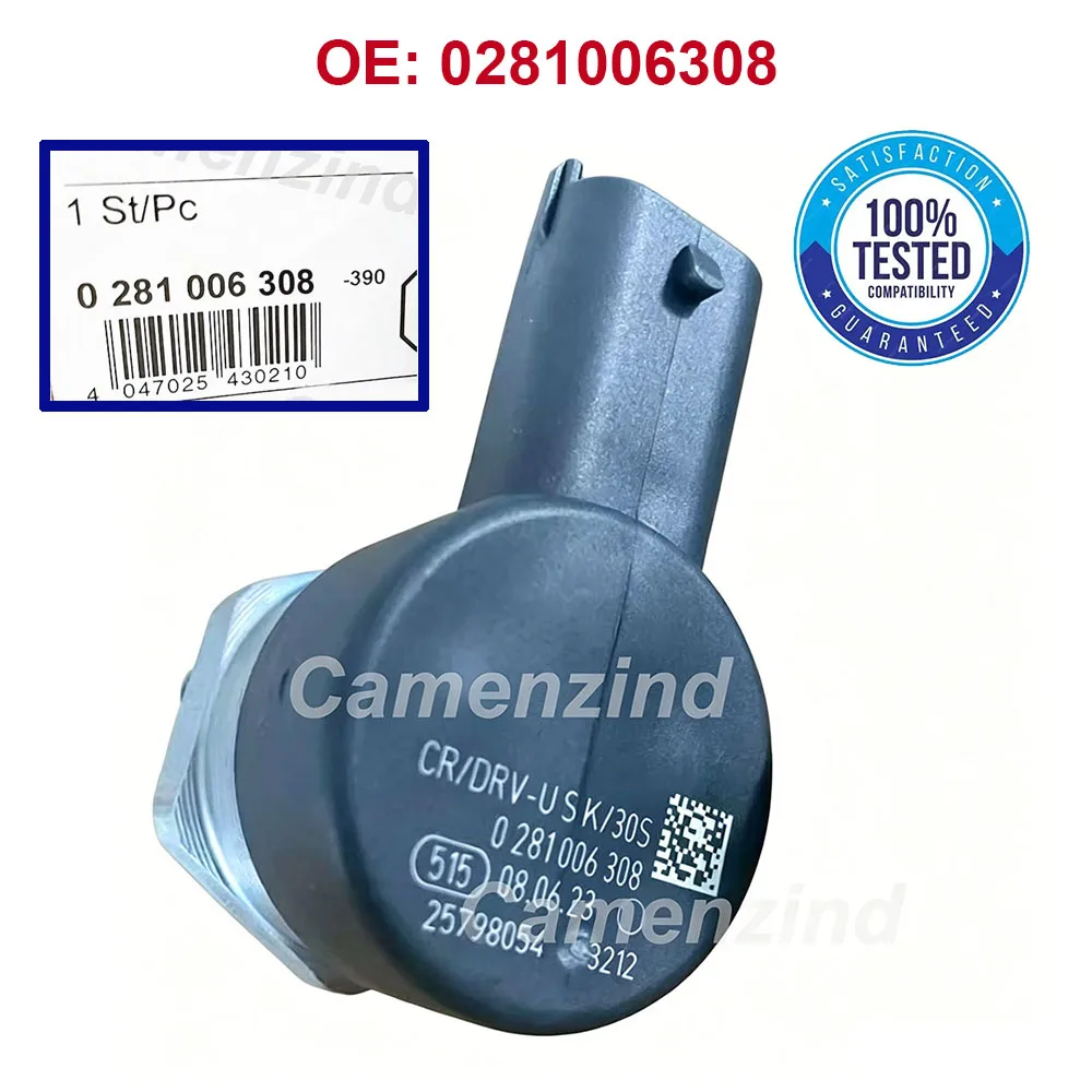 

0281006308 Common Rail Fuel Pressure Control Valve Pressure Limiting Valve 0 281 006 308 DRV Valve , 2 Years Warranty