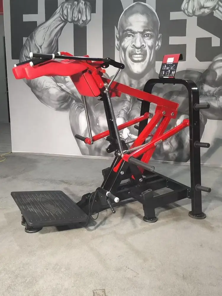 Equipamento de Fitness Profissional em Aço para Musculação, Máquina de Agachamento Super para Treinamento e Exercício