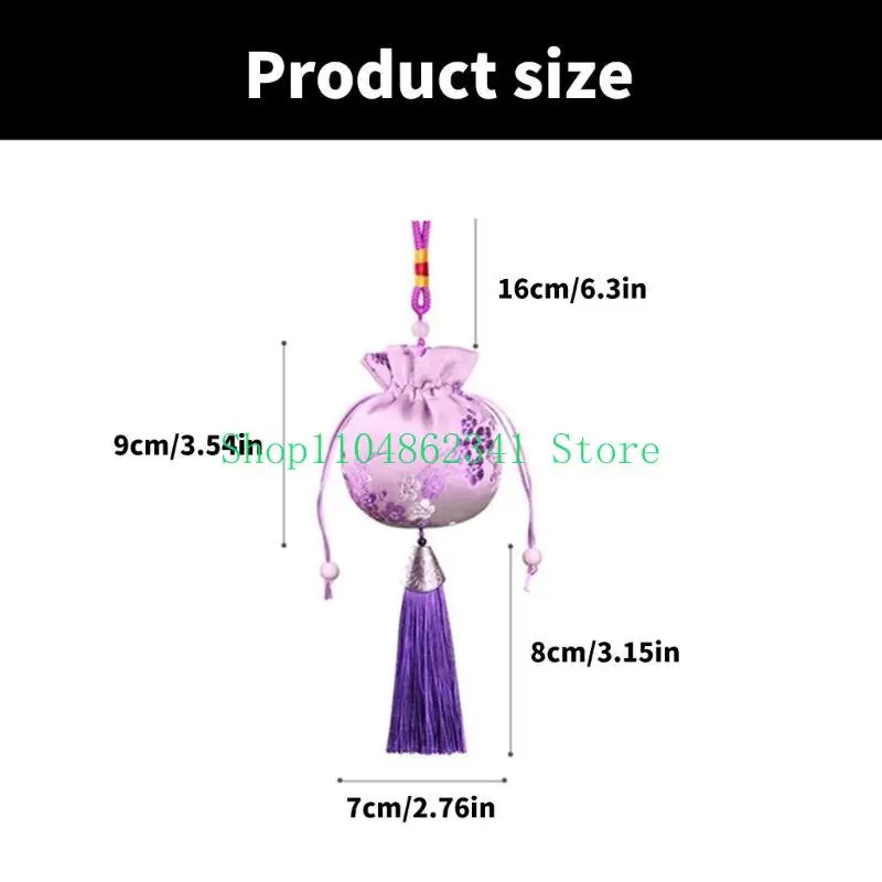 Sacca da sache cinese 5SD Organizzatori ricamati per borsa da regalo per monete per coate per decorazioni per decorazioni per