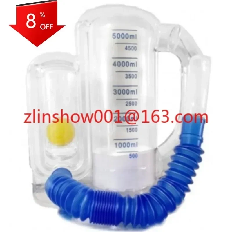 Medical respiratory trainer single ball 5000ml lung capacity trainer