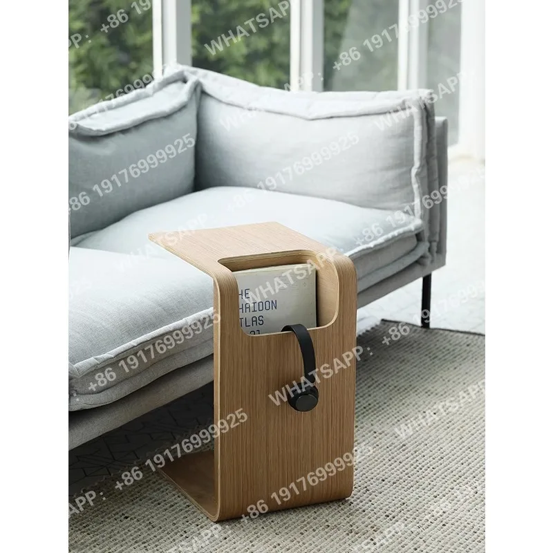 Modern Minimalist Luxurious Wooden Living Room Rectangle Coffee Side Table