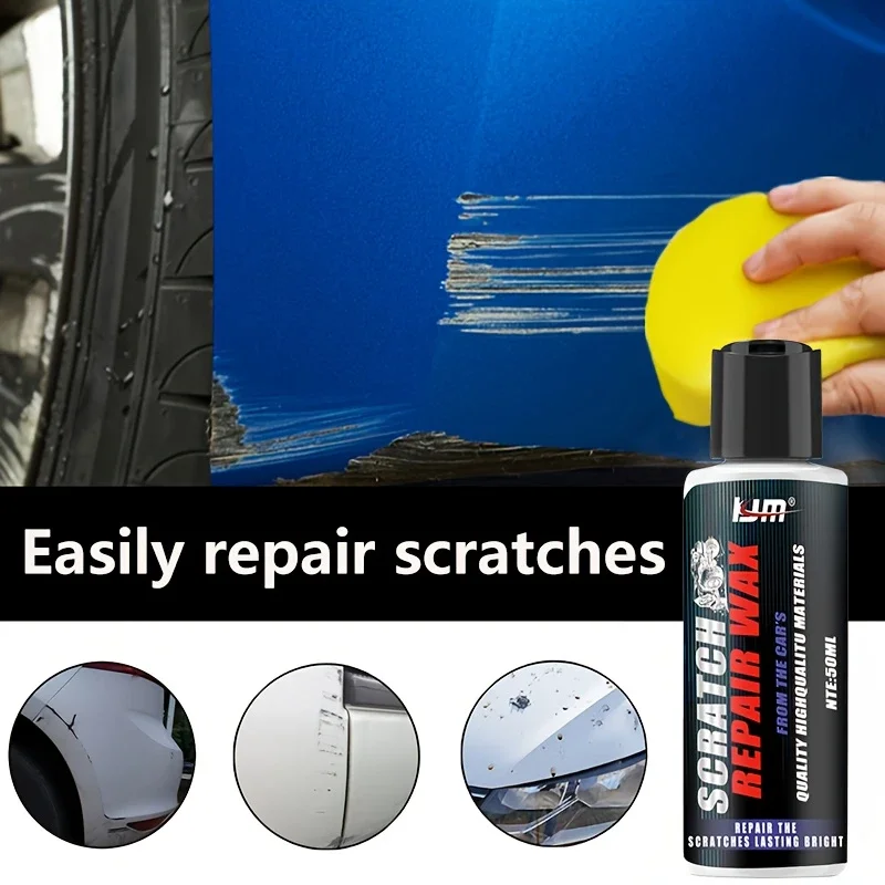 KJM automotive scratch repair protection and rotary removal polishing agent, automotive wax paint polishing repair formula