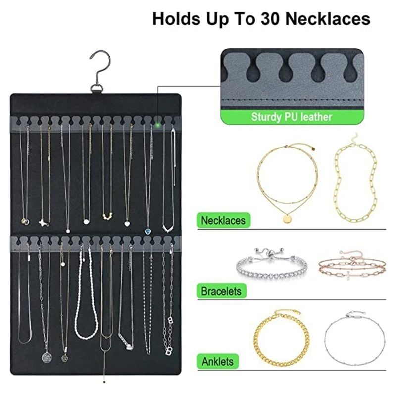 Felt Jewelry Storage Rack Convenient Hanging Organizers Keep Your Accessories Tidy Careful Details Storage Holder Dropship