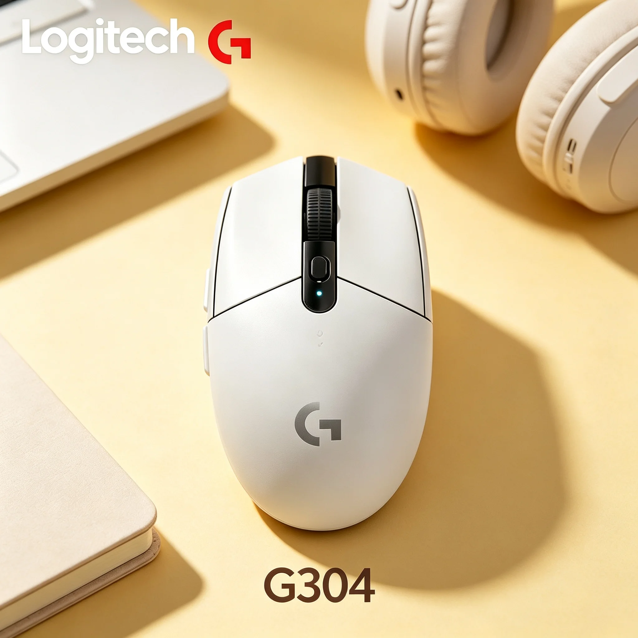 Logitech G304 G‑Series Original Gaming Wireless Mice Comfort Ergonomic Grip For Home Gaming And Office Work