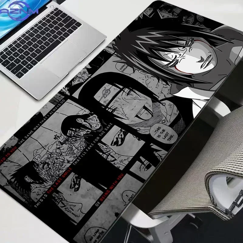 Anime Black And White Manga Strip Collage Art Mouse Pad Rubber Non Slip Gaming Desk Mat for Computer Laptop Office Use