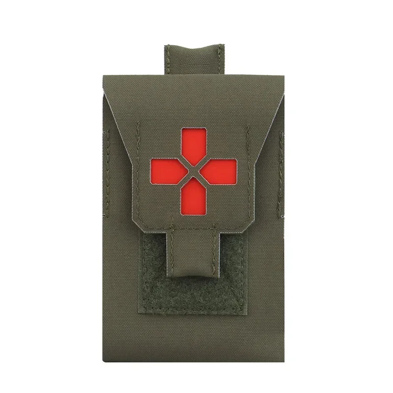 Tactical Mini Trauma Kit Pouch Portable EDC Pocket Micro Med Kit Medical Pouch Survival Safety IFAK Pouch First Aid Kit