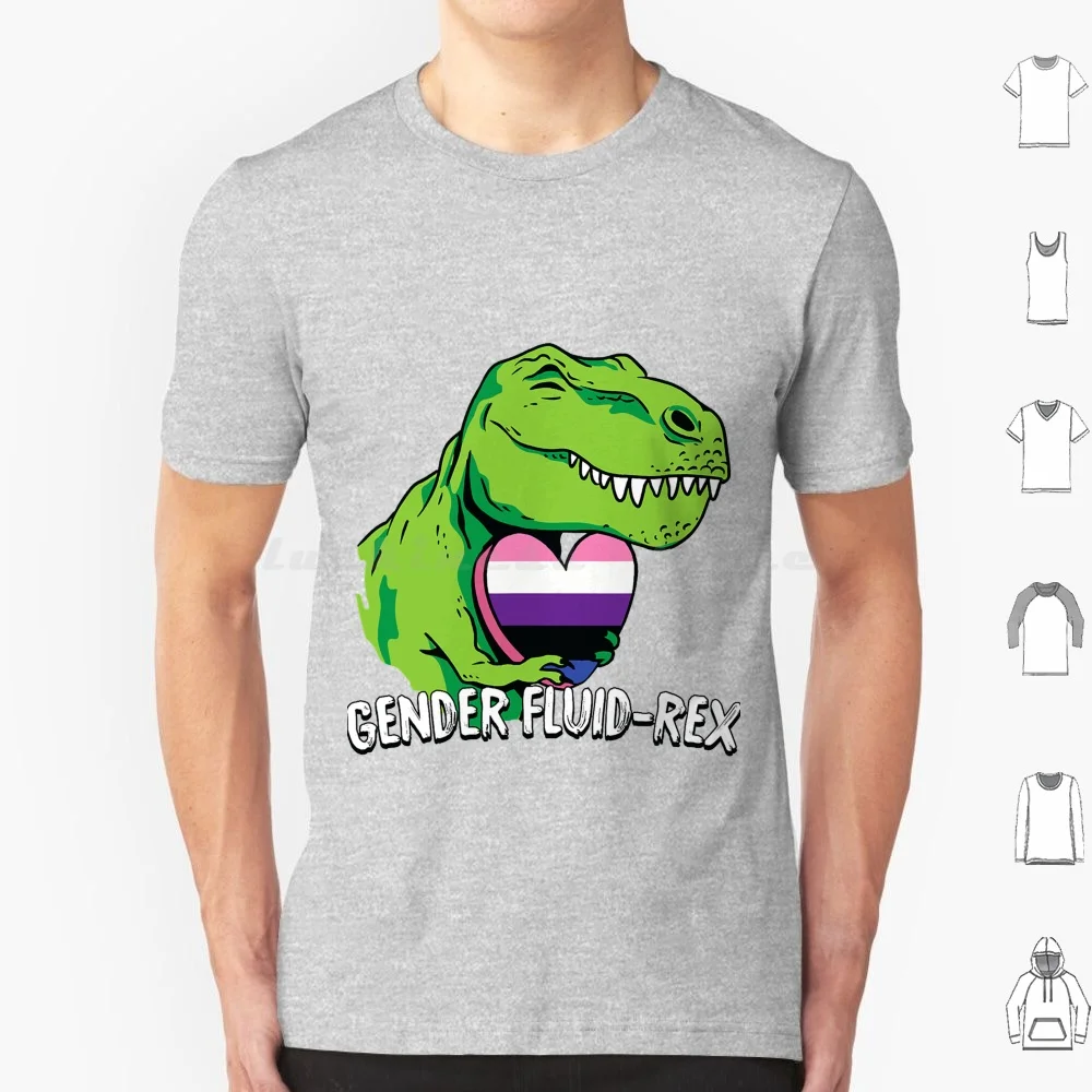 Bi-Sexual Pride Flag Funny Dino-Saur Proud T Shirt Big Size 100% Cotton Bisexual Pride Bi Queer Rainbow Pansexual Trans Asexual