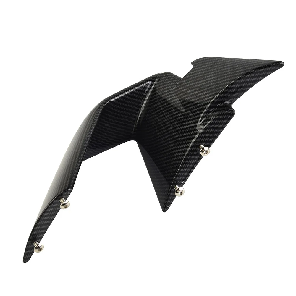 Sporty Look Motorcycle Carbon Fiber Spoiler Motorcycle Modification 2 Pairs Kit Direct Replacement Front Placement