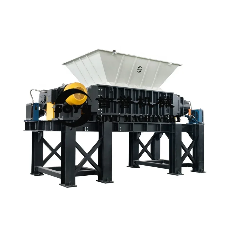 Wood Crusher Shredder Machine for Waste Wood Furniture Straw Efficient Shredding Solution