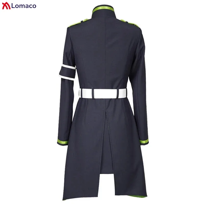 qq45Anime Seraph of the End Shigure Yukimi Custom Women Halloween Carnival Cosplay Costume Christmas Party
