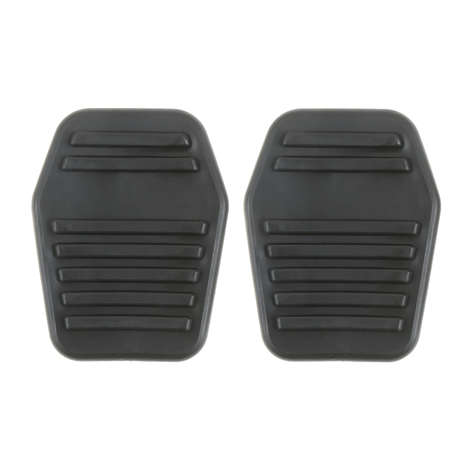 2Pcs Car Rubber Brake Clutch Foot Pedal Pad Covers 6789917 for Ford Cougar Focus MK1 Fiesta MK5 Fusion CBK JU KA Figo Mondeo MK3