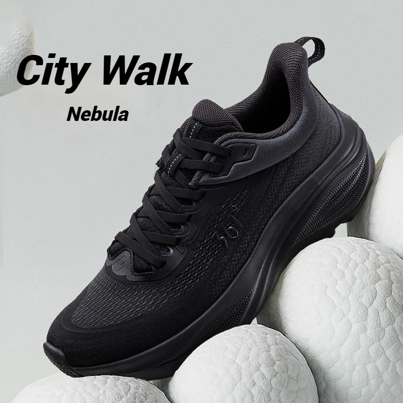 361 Degrees Xingyun Running Shoes Jogging Thick-soled Lightweight Mesh Durable Cushion Breathable Male Sneakers 672532206