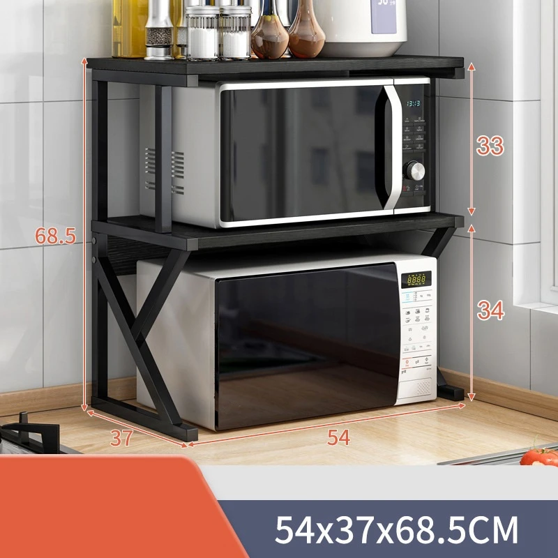 Microwave Oven Rack Microwave Stand Heavy Duty Cutting Board Holder For Kitchen Countertop Multi-Layer Kitchen Shelves