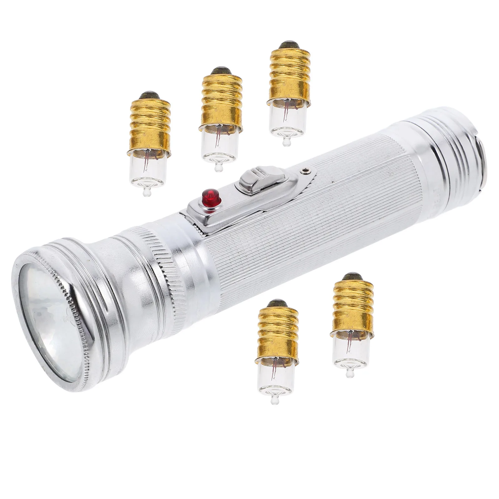 Vintage Style Handheld Retro Metal Camp Light Classic Portable Emergency Flashlight Durable Small Iron Flashlight Adjustable