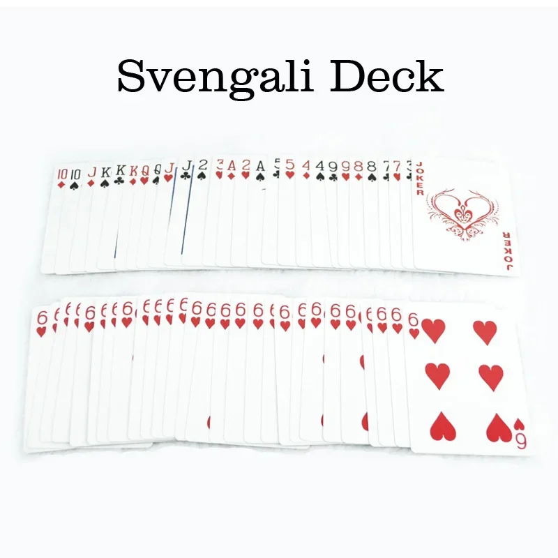 Svengali Deck Magic Gimmick Card Magic Trick for Magician Close Up Street Magic Prop Magia Toys