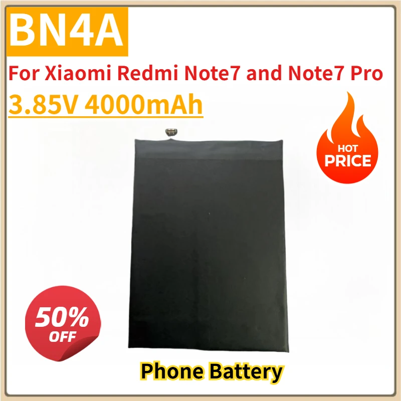New Replacement Mobile Phone Battery 3.85V 4000mAh BN4A for Xiaomi Redmi Note7 and Note7 Pro