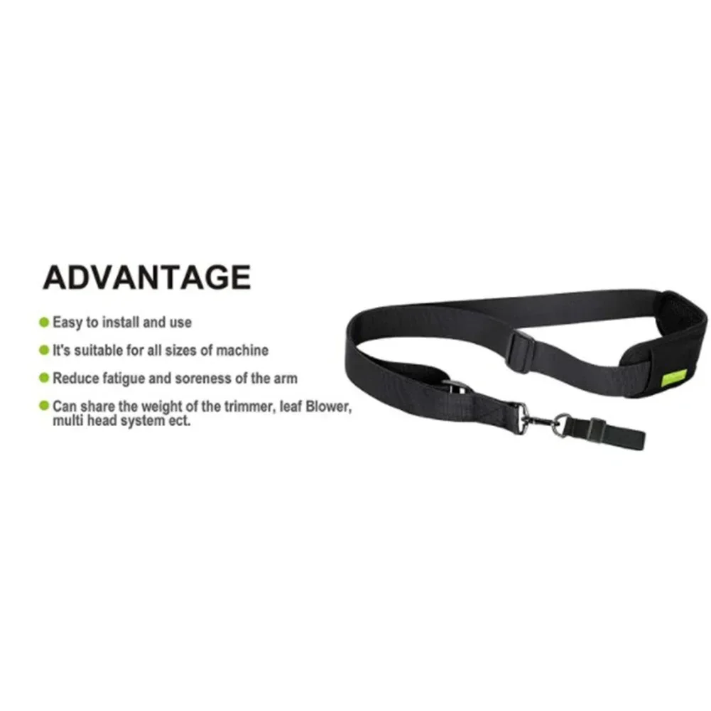 Grass Trimmer Shoulder Strap Single Shoulder Padded Harness Strap For EGO Weedeater Leaf Blower Lawn Mower Brush Cutter Carry