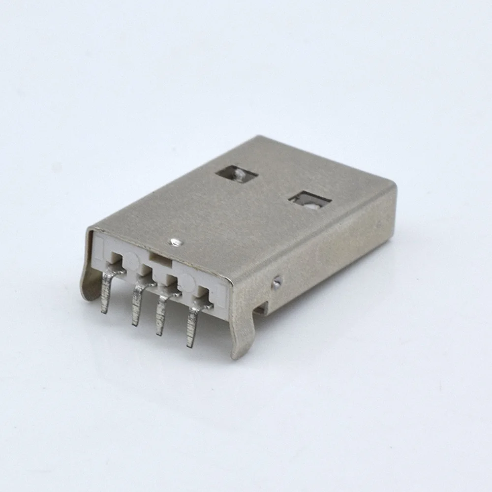 Connector usb2.0a Male connector AM90 degree bent pin Straight usb male usb connector