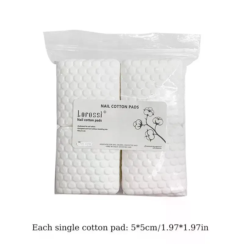 200/500 Pcs Nail Cotton Pad Polish Remover Gel Clean Manicure Napkins Lint-Free Wipes Cotton Cleaner Paper Pads Varnish Tool view 5