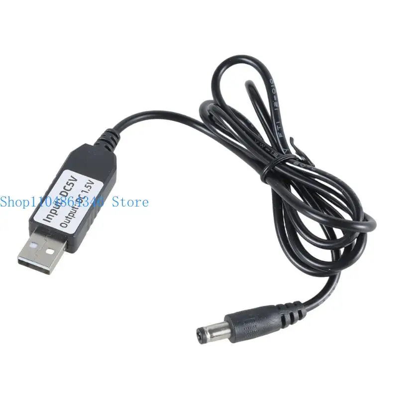 652F USB Powered 1.5V LR20 D Converter Cable USB Power Converters for User Friendly Battery Replacement in Gadgets Devices