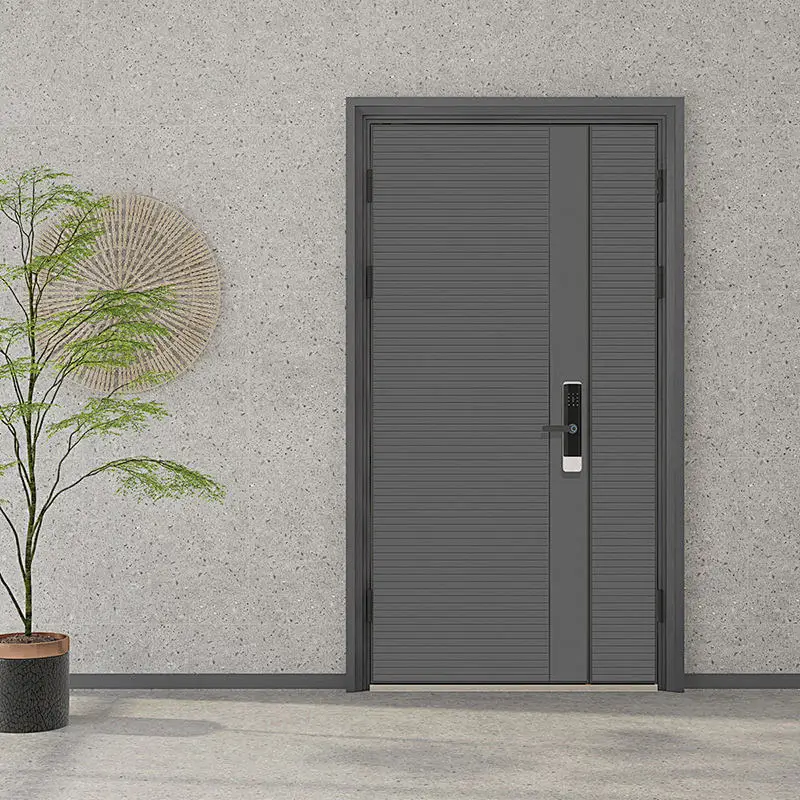 Well Designed Wear Resistant Aluminum Alloy Anti Theft Door Intelligent Hinged Doors Industrial Grade High End Entrance Doors