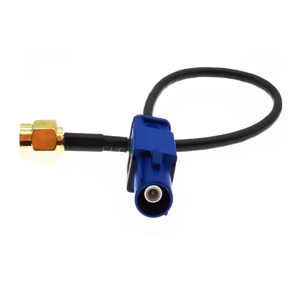 SMA Male to FAKRA-C network communication GPS positioning antenna RF patch cord used for vehicle central control