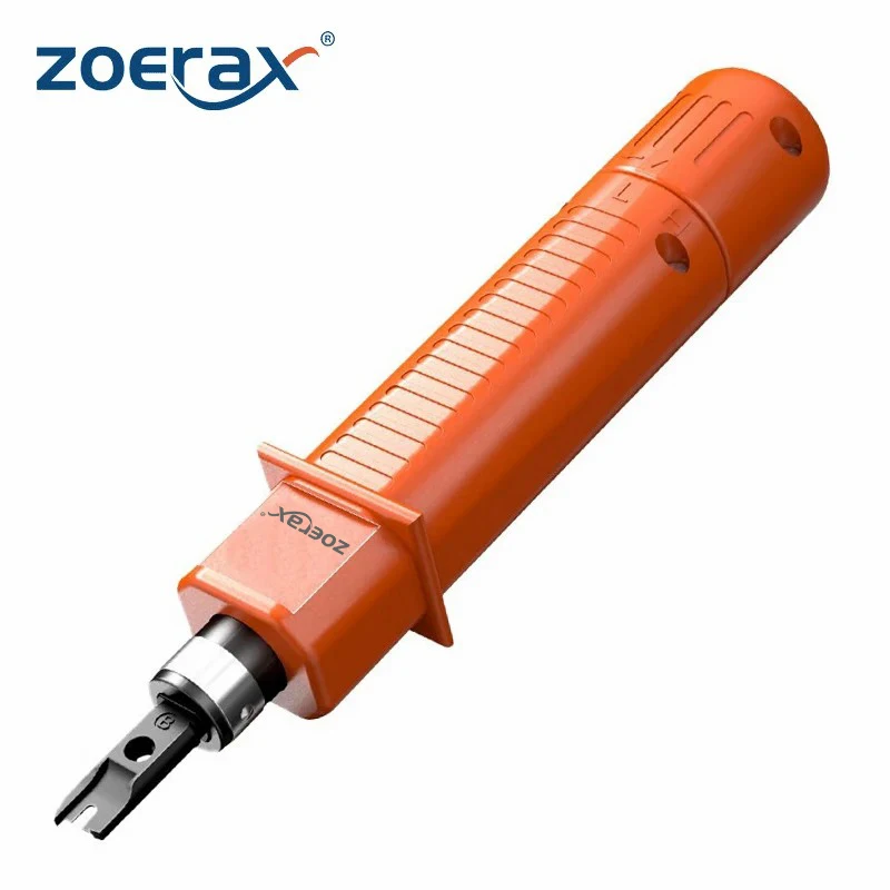 

ZoeRax 110 Type Punch Down Tool Network Cable Tool Double Blade Ethernet Impact Terminal Insertion Tool Adujustable Impact Power