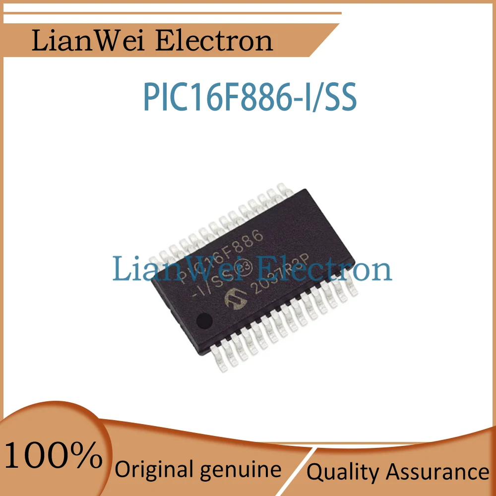 PIC16F886 PIC16F886-I/SS IC MCU Chip SSOP-28