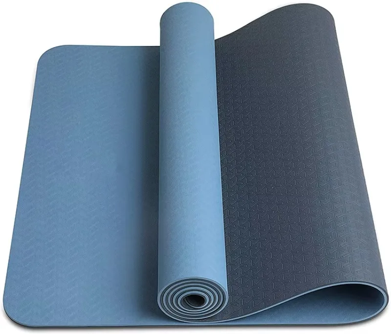 YTYINYoga Mat Non Slip Natural Rubber Thick Yoga Mat Large Size Anti Tear Exercise Fitness Mat For Yoga Pilates Floor Workouts