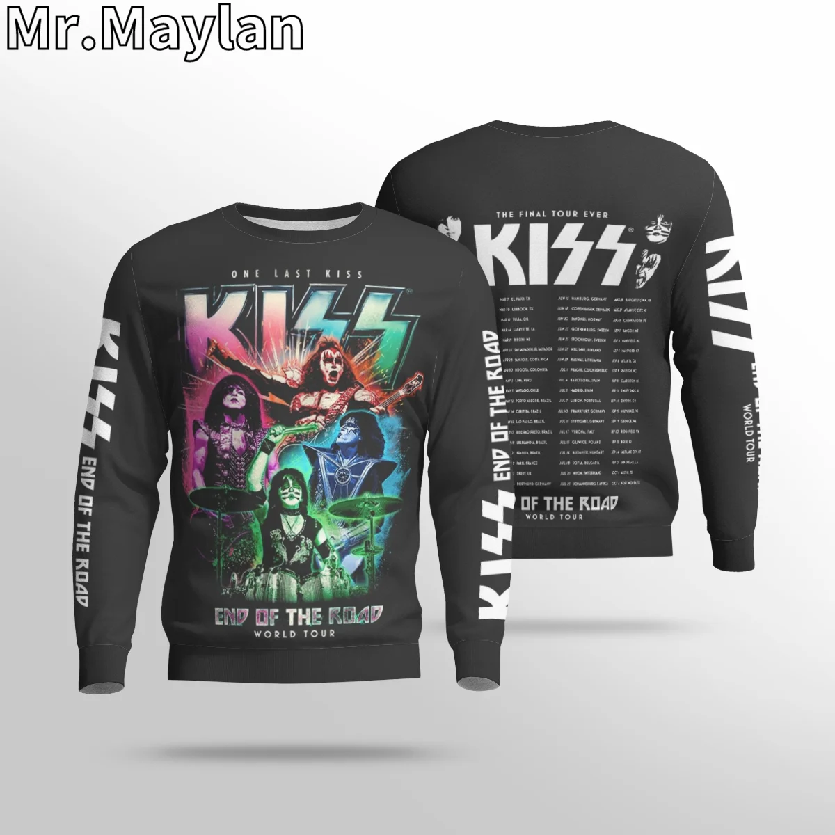 

Newest Rock Kiss Band Sweatshirts 3D Printed Unisex Pullover Men Hoodies Long Sleeve Crewneck Streetwear Hoody Sudaderas R011