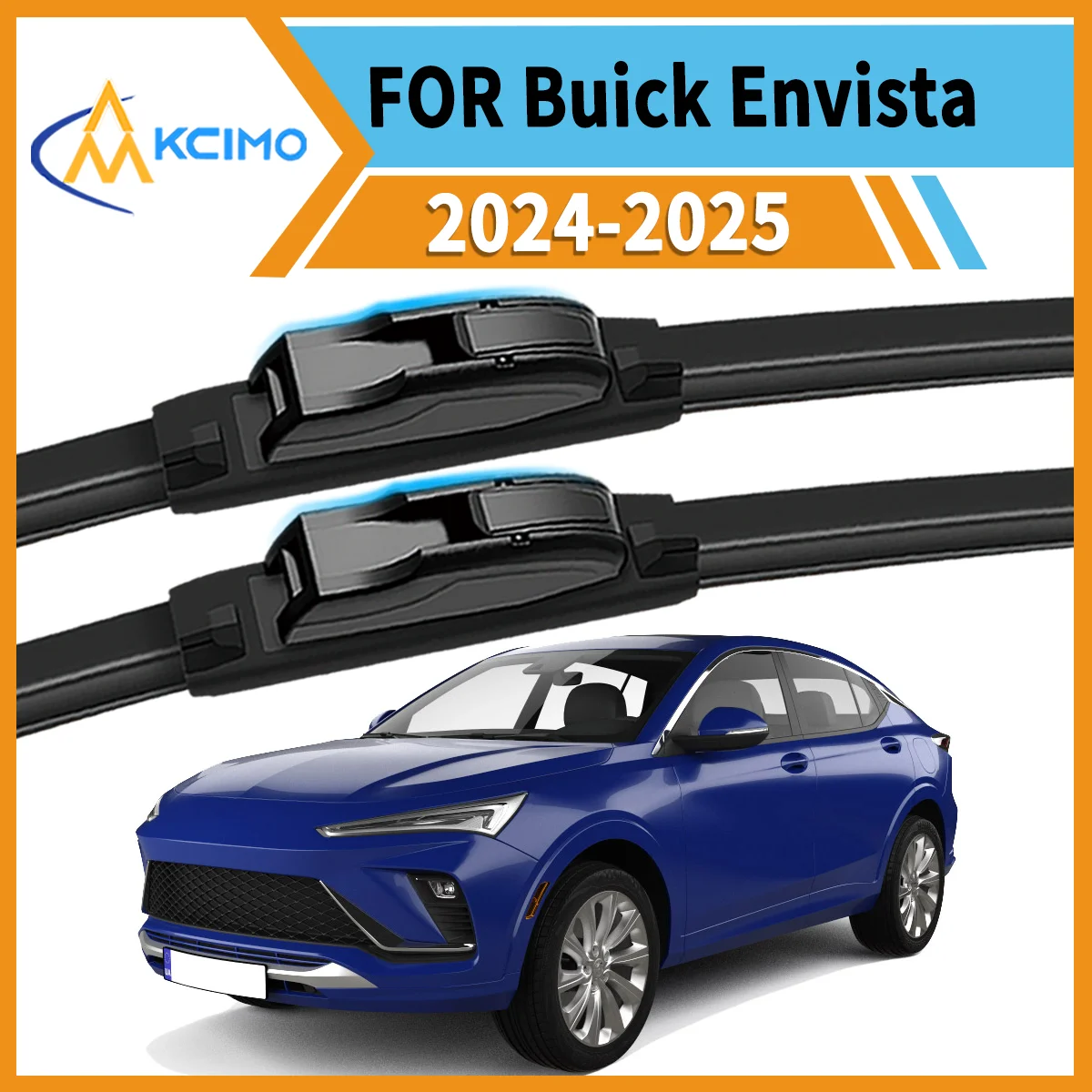 

Premium All-Season Duo 2 Front Wiper Blades Compatible with for Buick Envista 2024-2025 Crystal Clear Vision & Enhanced Safety