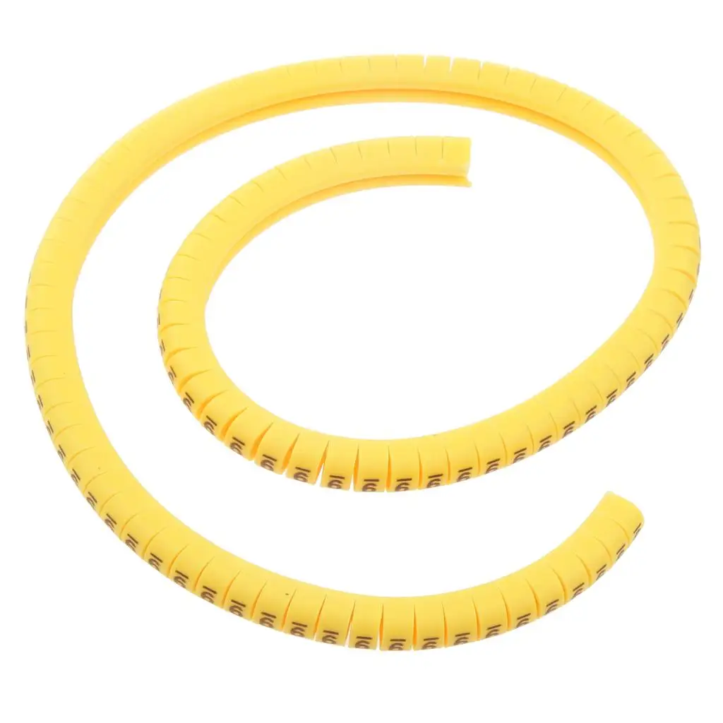 Flexible Rubber Cable Markers Label Tag Kit Wire Tidy Organizer for Easy Management All Size Wires