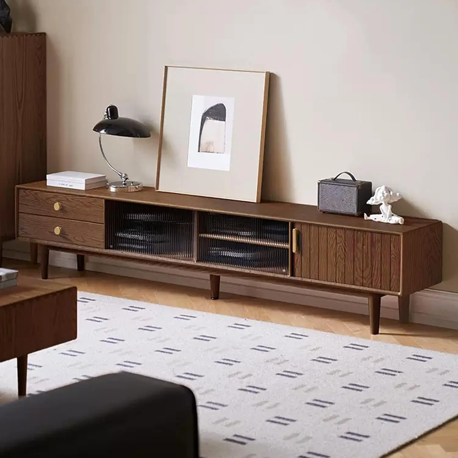 

！@Combohome Hot Selling Mdf Wood Tv Stand with Drawers Tv Console Cabinet for Home